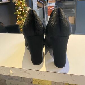 Black block heels 36 worn once